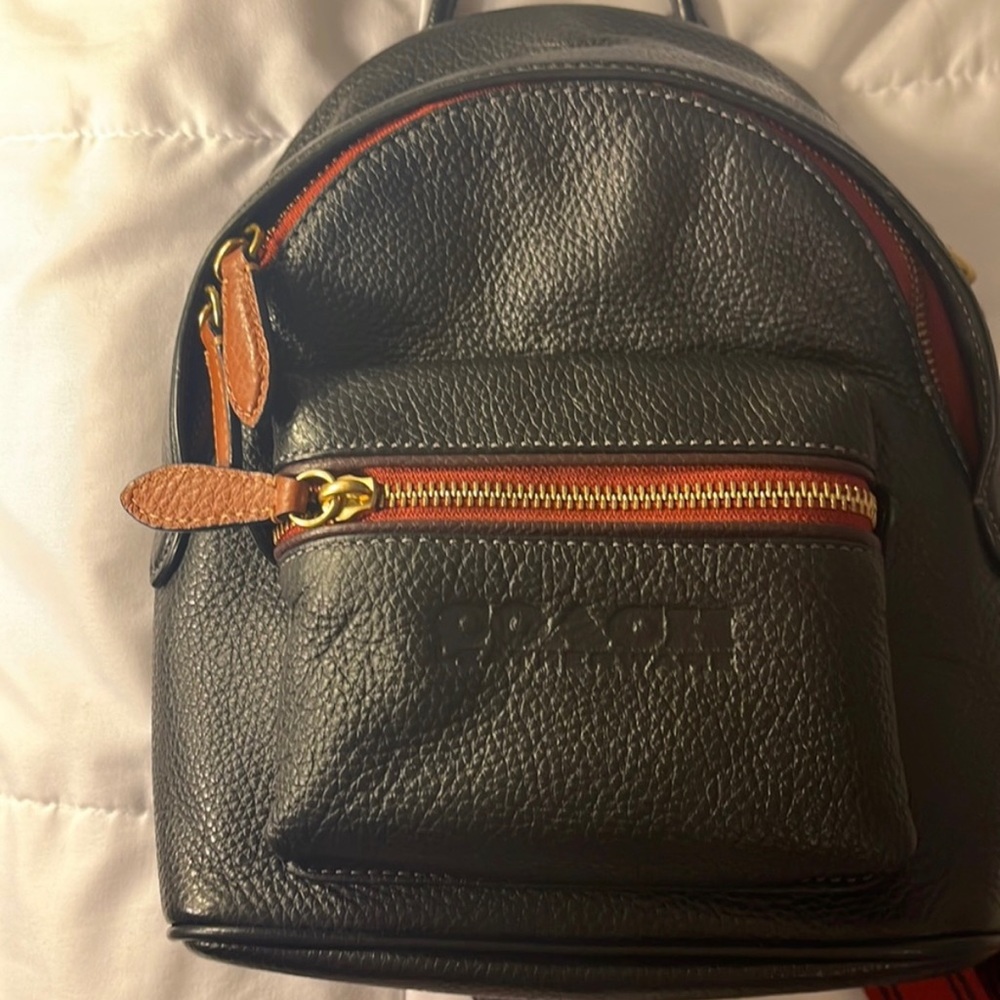 Coach backpack with convertible straps
